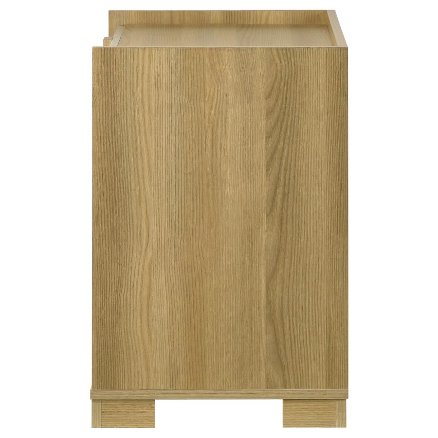 Hyland 2-drawer Nightstand Bedside Table Natural view 4
