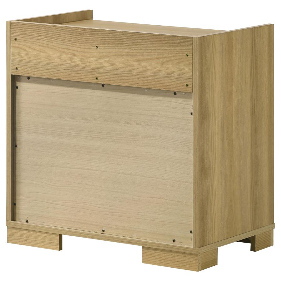 Hyland 2-drawer Nightstand Bedside Table Natural view 7