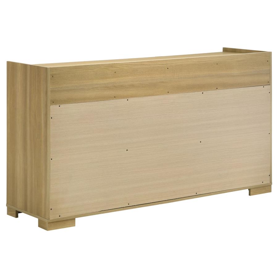 Hyland 6-drawer Dresser Natural view 5