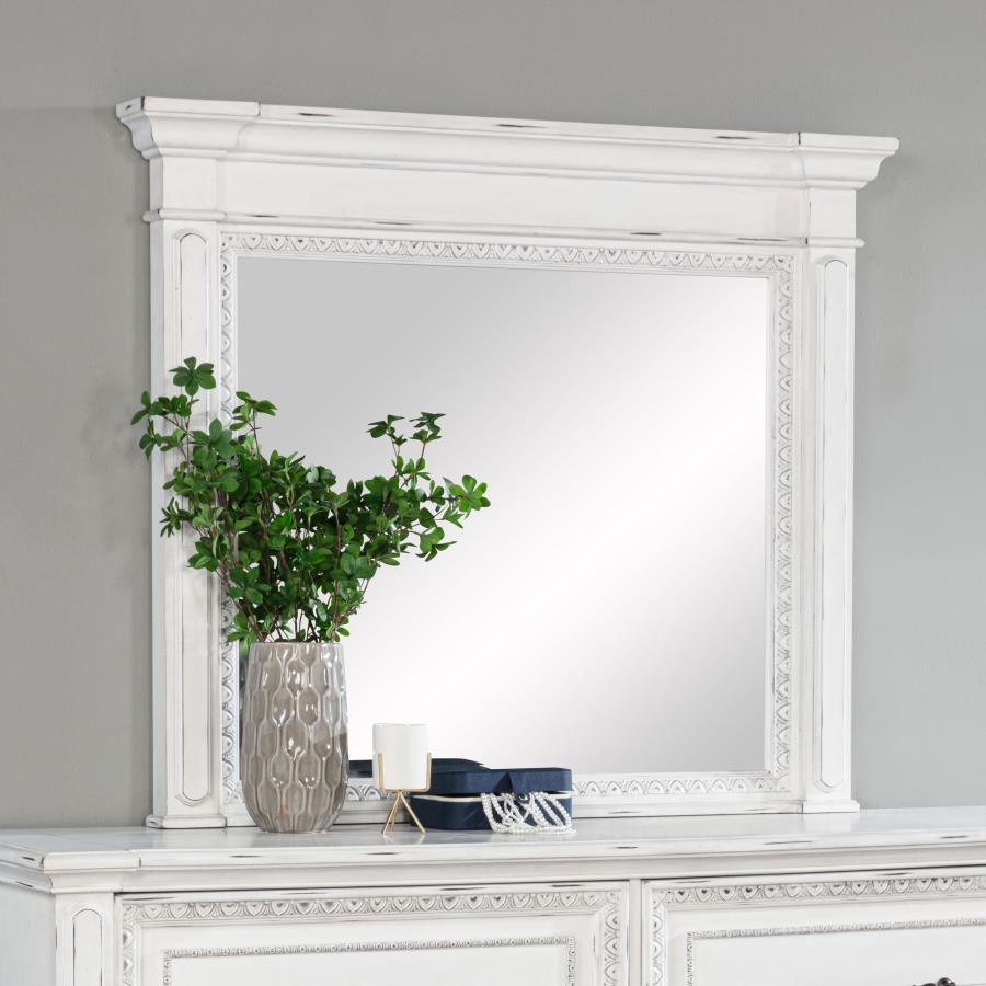 McKinney Dresser Mirror Vintage White view 2
