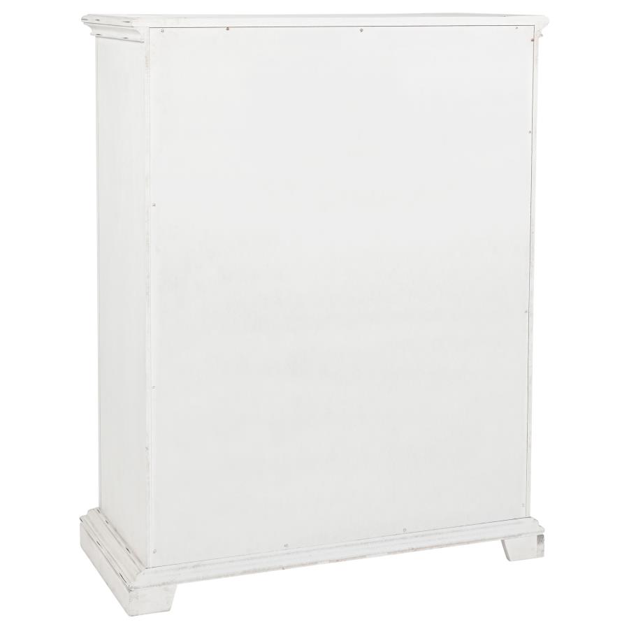 McKinney 5-drawer Bedroom Chest of Drawers Vintage White view 6