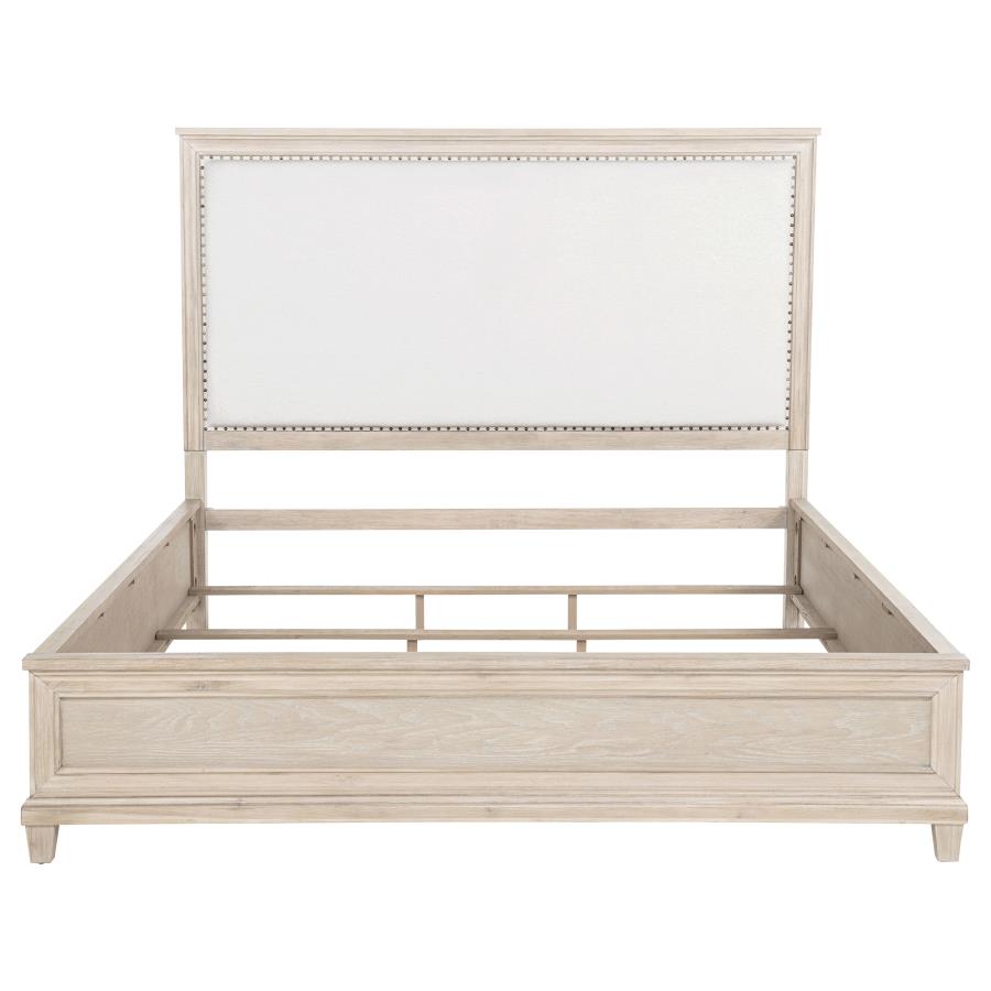 Pembroke 66-inch Eastern King Panel Bed Washed Oak view 4