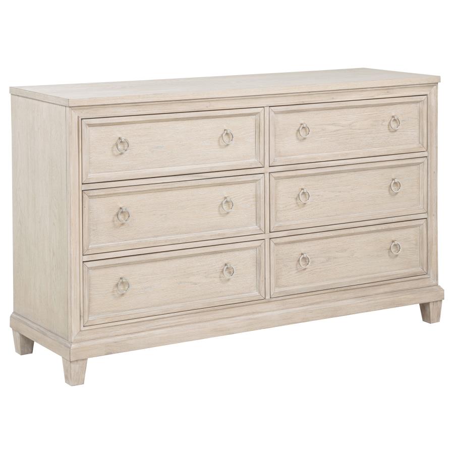 Pembroke 4-piece Queen Bedroom Set Washed Oak view 7