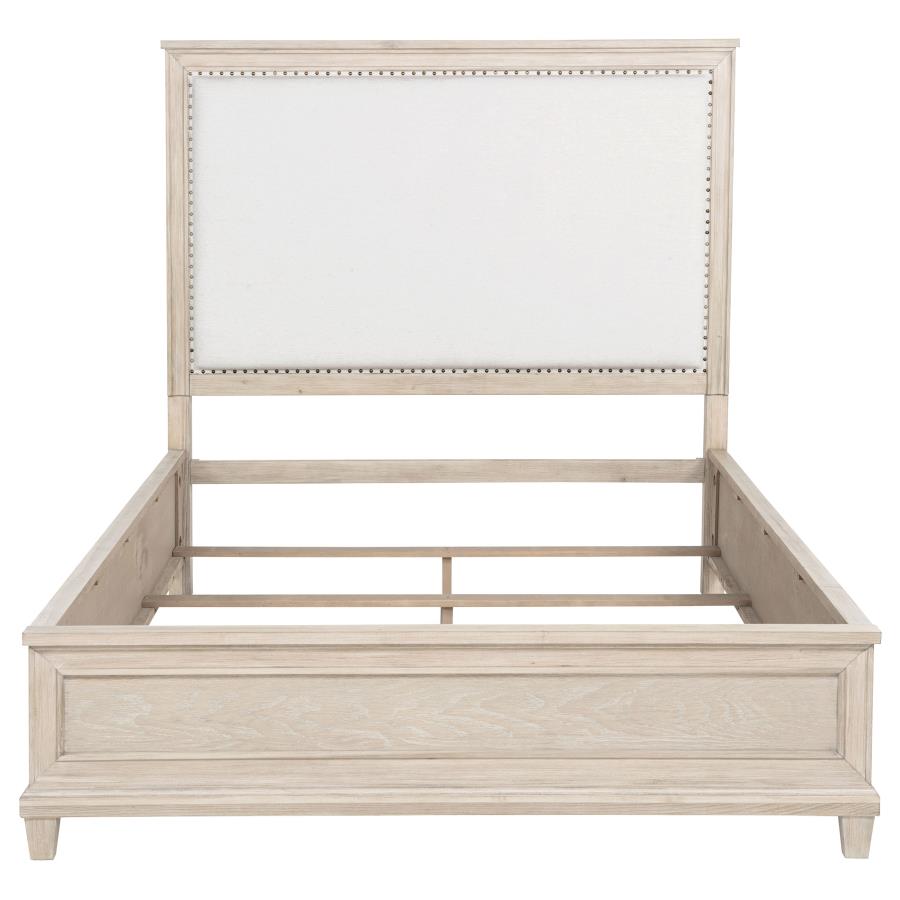 Pembroke 66-inch Queen Panel Bed Washed Oak view 3