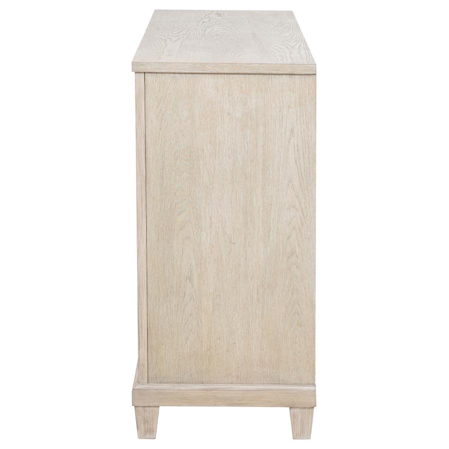 Pembroke 6-drawer Bedroom Dresser Cabinet Washed Oak view 5