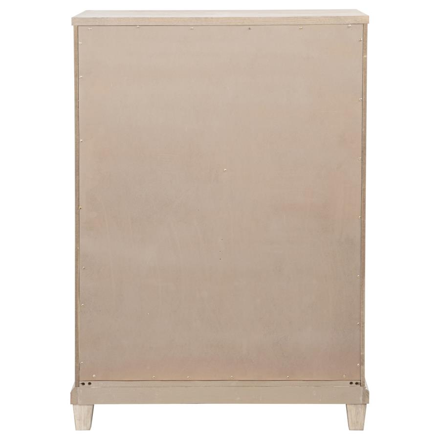Pembroke 5-drawer Chest of Drawers Washed Oak view 7