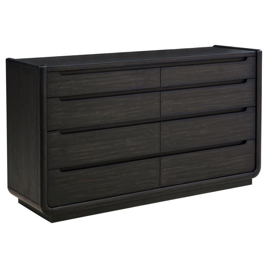 Leandro 5-piece Queen Bedroom Set Burnished Black view 7
