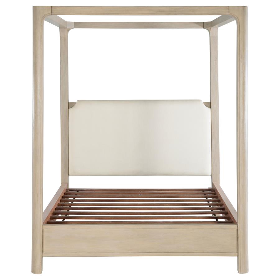 Solano 85-inch Queen Canopy Bed Weathered Mango view 3