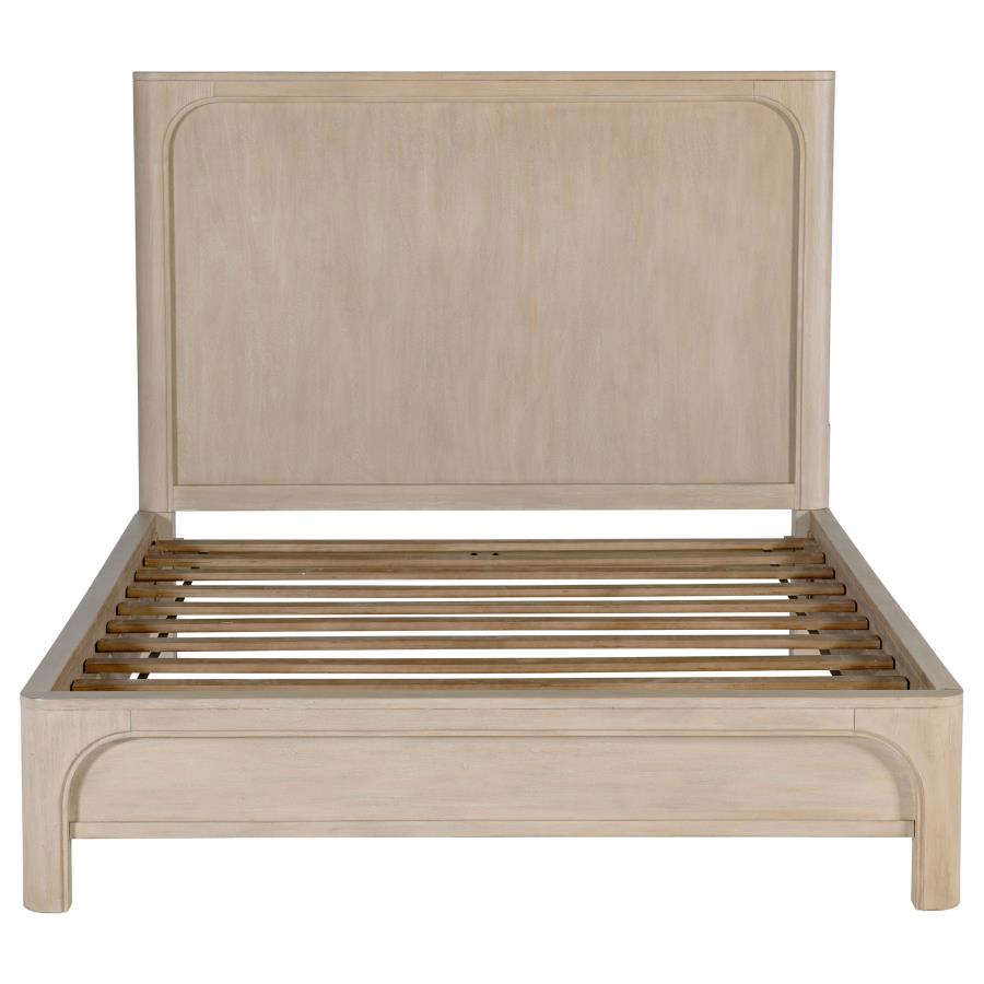 Solano 56-inch Eastern King Panel Bed Weathered Mango view 3