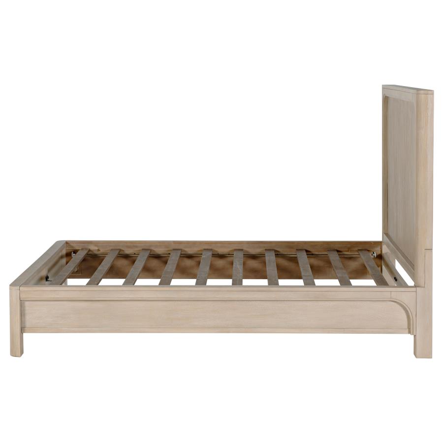 Solano 56-inch Eastern King Panel Bed Weathered Mango view 5