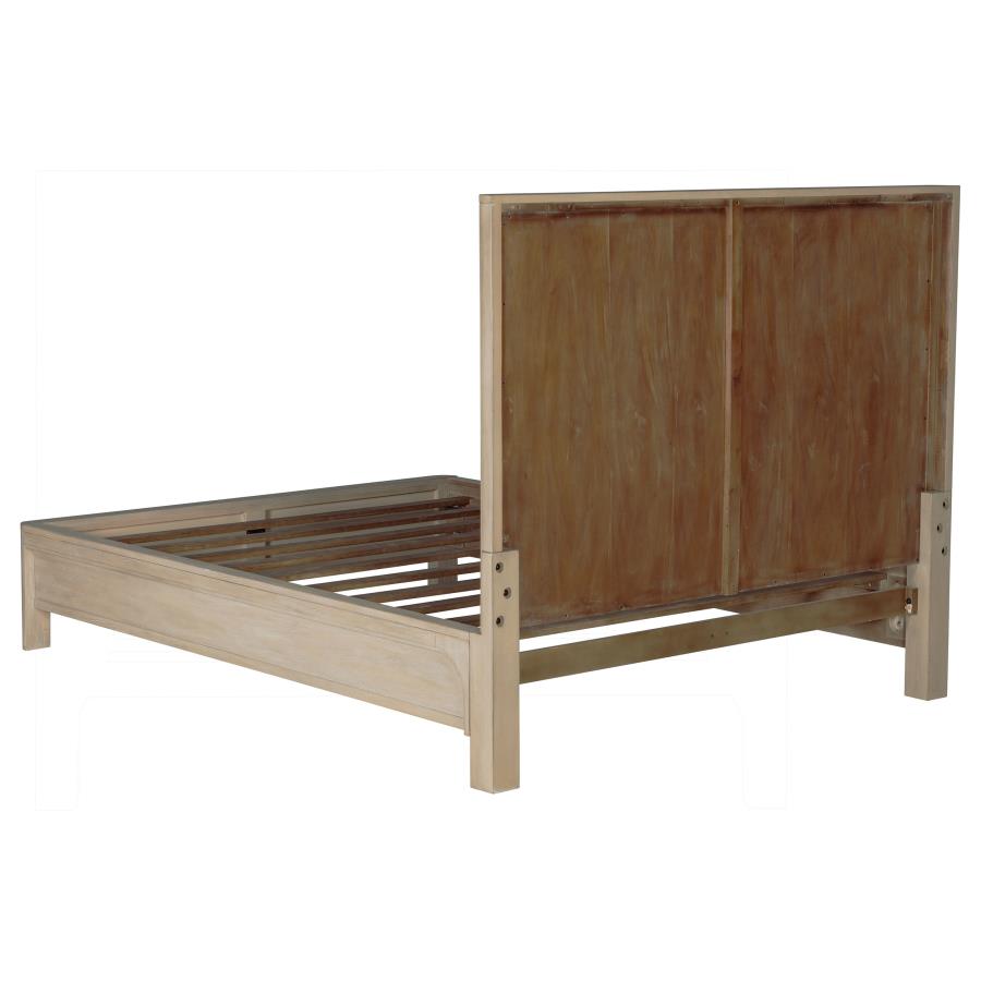 Solano 56-inch Eastern King Panel Bed Weathered Mango view 6