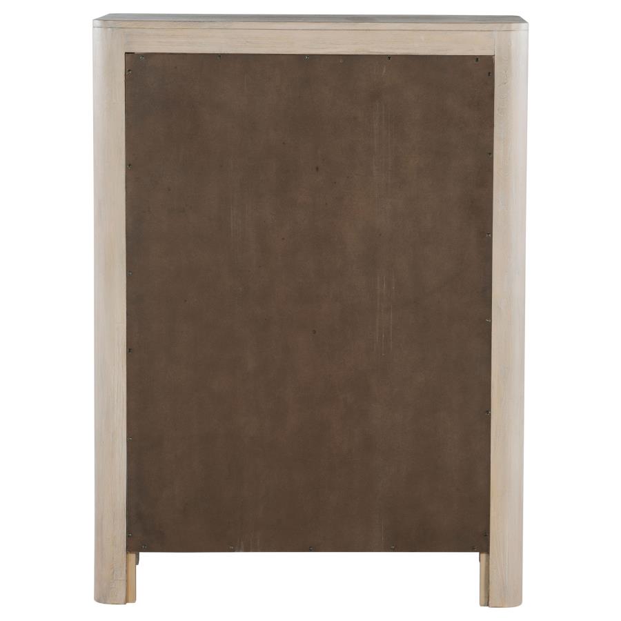 Solano 5-drawer Bedroom Chest of Drawers Weathered Mango view 7