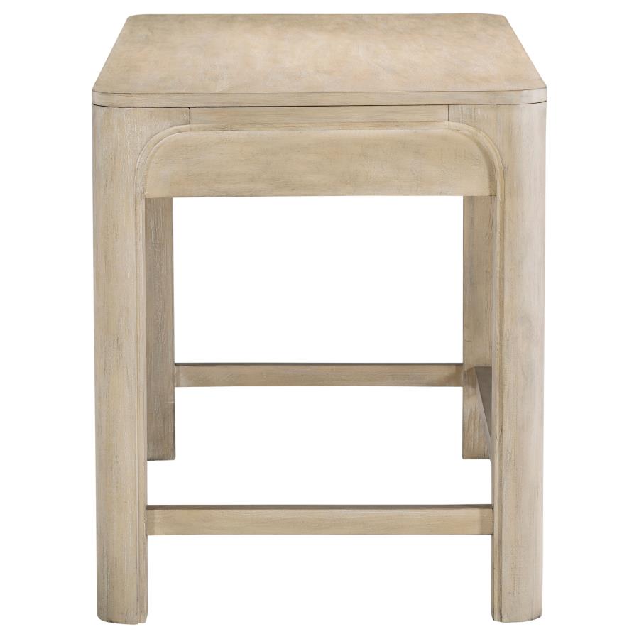 Solano 2-drawer Makeup Table Vanity Desk Weathered Mango view 5