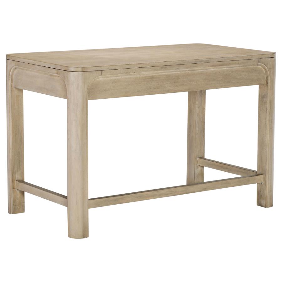 Solano 2-drawer Makeup Table Vanity Desk Weathered Mango view 6