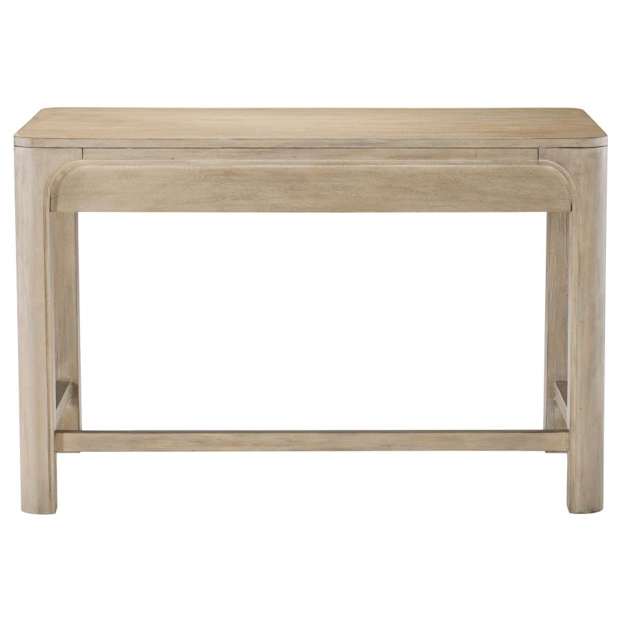 Solano 2-drawer Makeup Table Vanity Desk Weathered Mango view 7