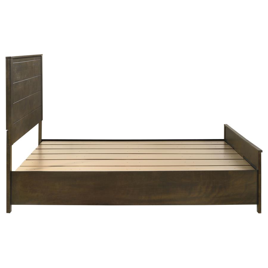 Woodmont Eastern King Storage Bed Rustic Golden Brown view 6