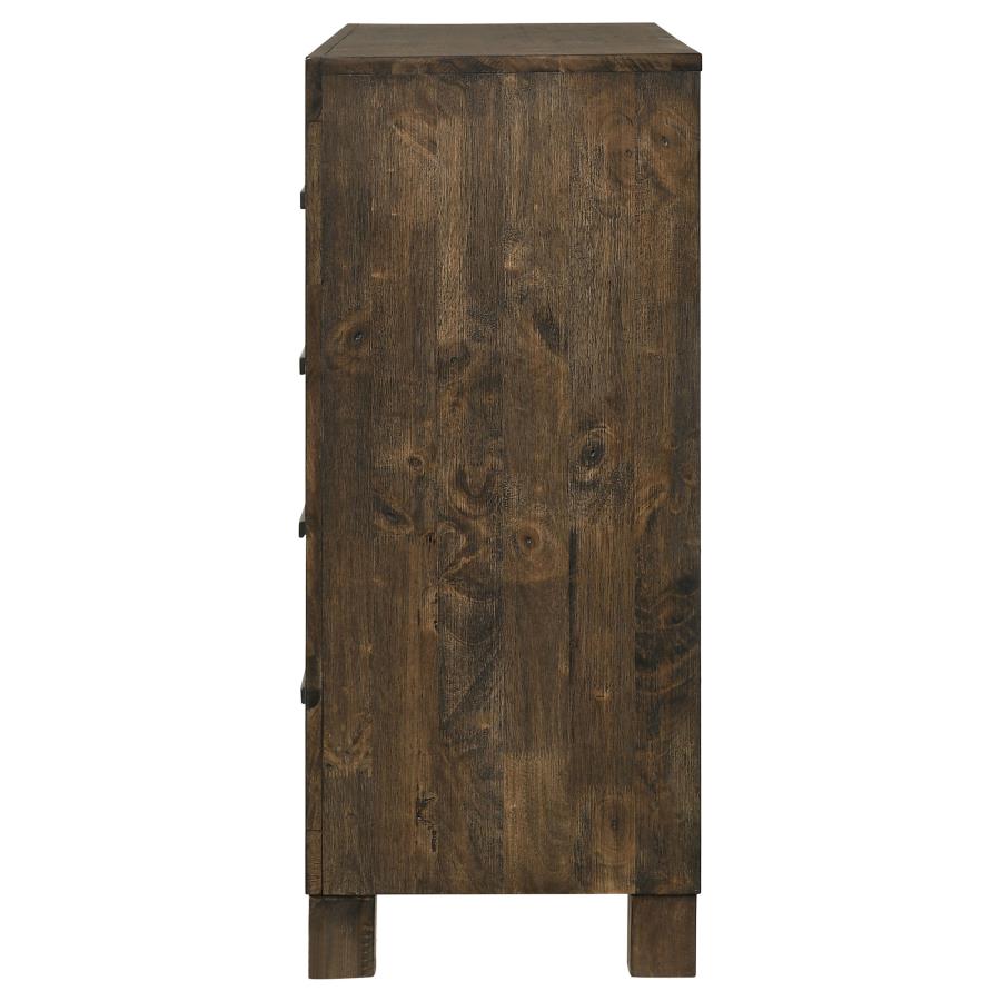 Woodmont 8-drawer Dresser Rustic Golden Brown view 5
