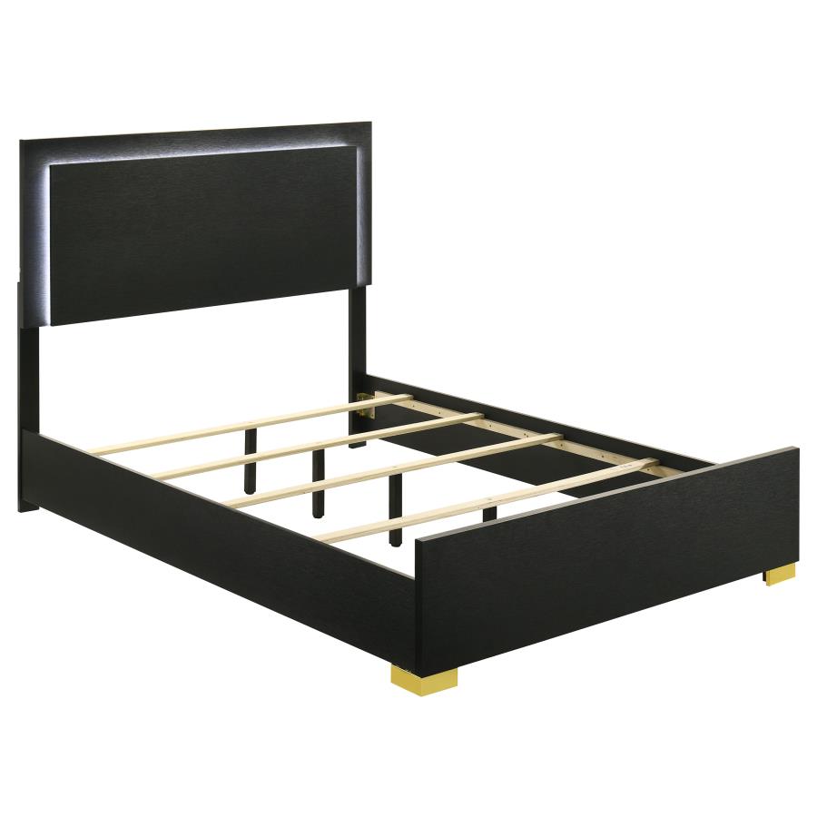 Marceline 5-piece Full Bedroom Set Black view 3