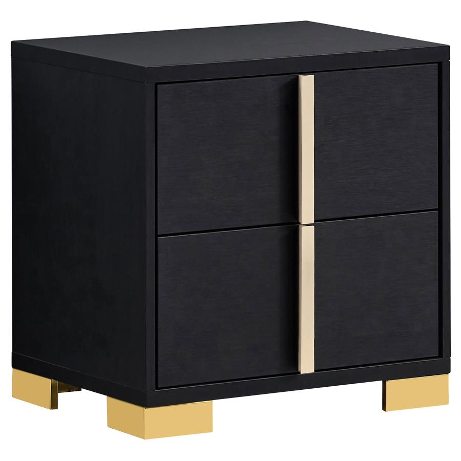 Marceline 4-piece Twin Bedroom Set Black view 5