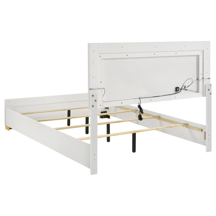 Marceline 4-piece Eastern King Bedroom Set White view 4