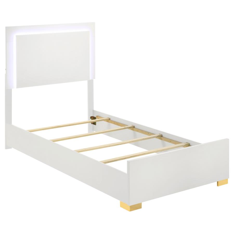 Marceline 4-piece Twin Bedroom Set White view 3