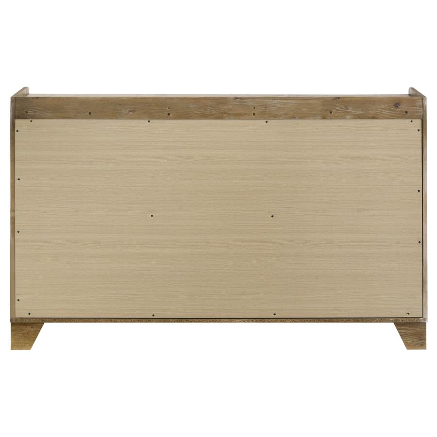 Henderson 6-drawer Bedroom Dresser Cabinet Medium Oak view 5