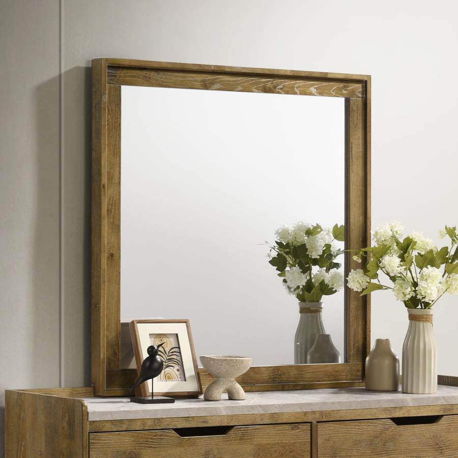 Henderson Dresser Mirror Medium Oak view 2