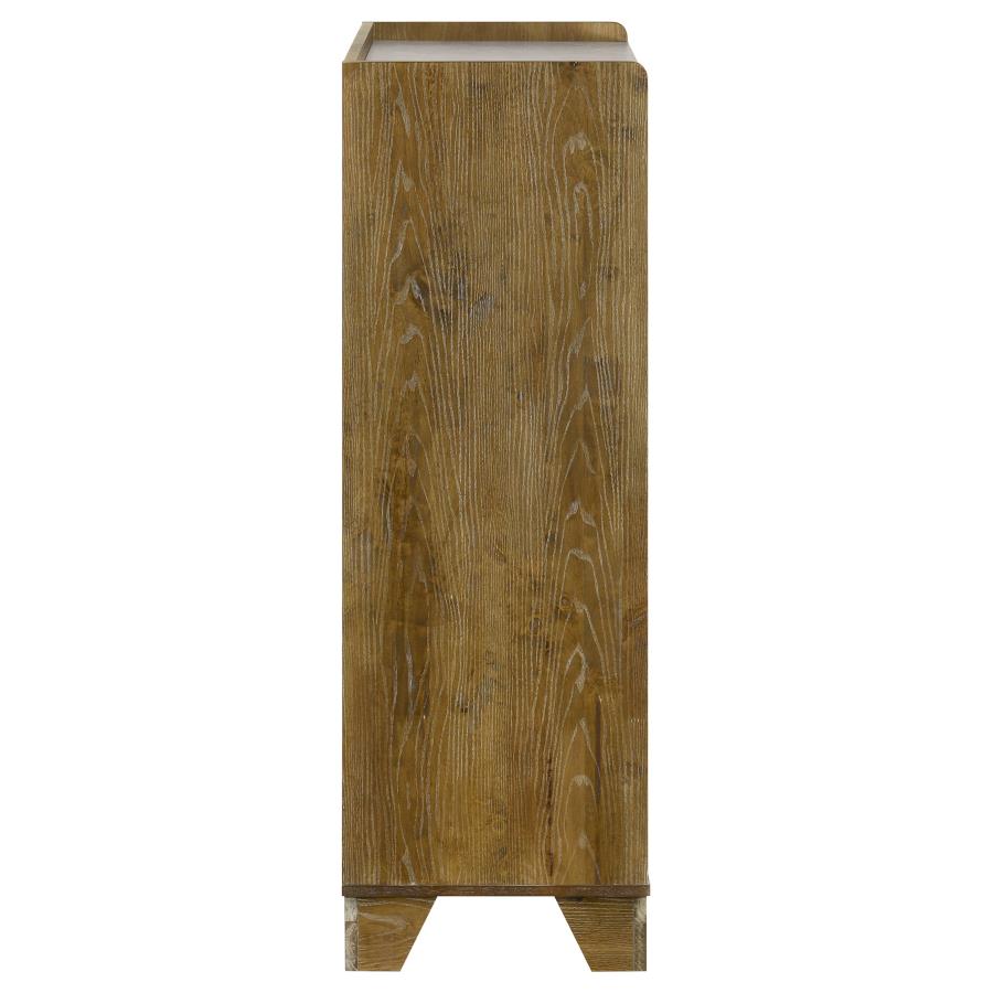 Henderson 5-drawer Bedroom Chest of Drawers Medium Oak view 6