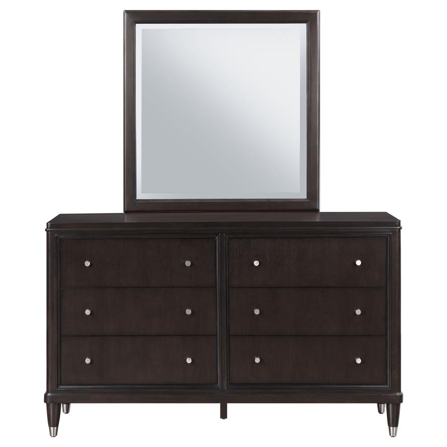 Emberlyn 6-drawer Dresser with Mirror Brown view 3