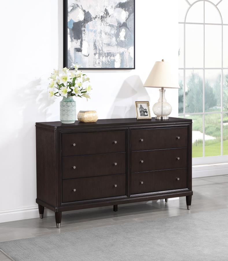 Emberlyn 6-drawer Dresser Brown view 2