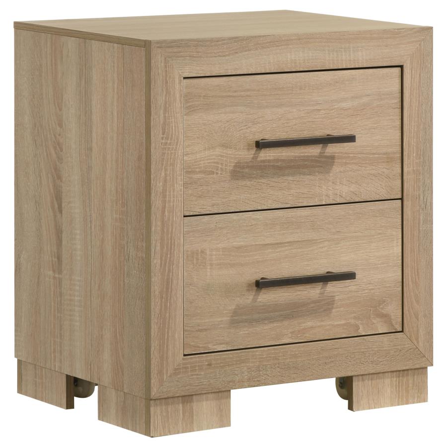 Arielle 5-piece Queen Bedroom Set Light Oak view 5
