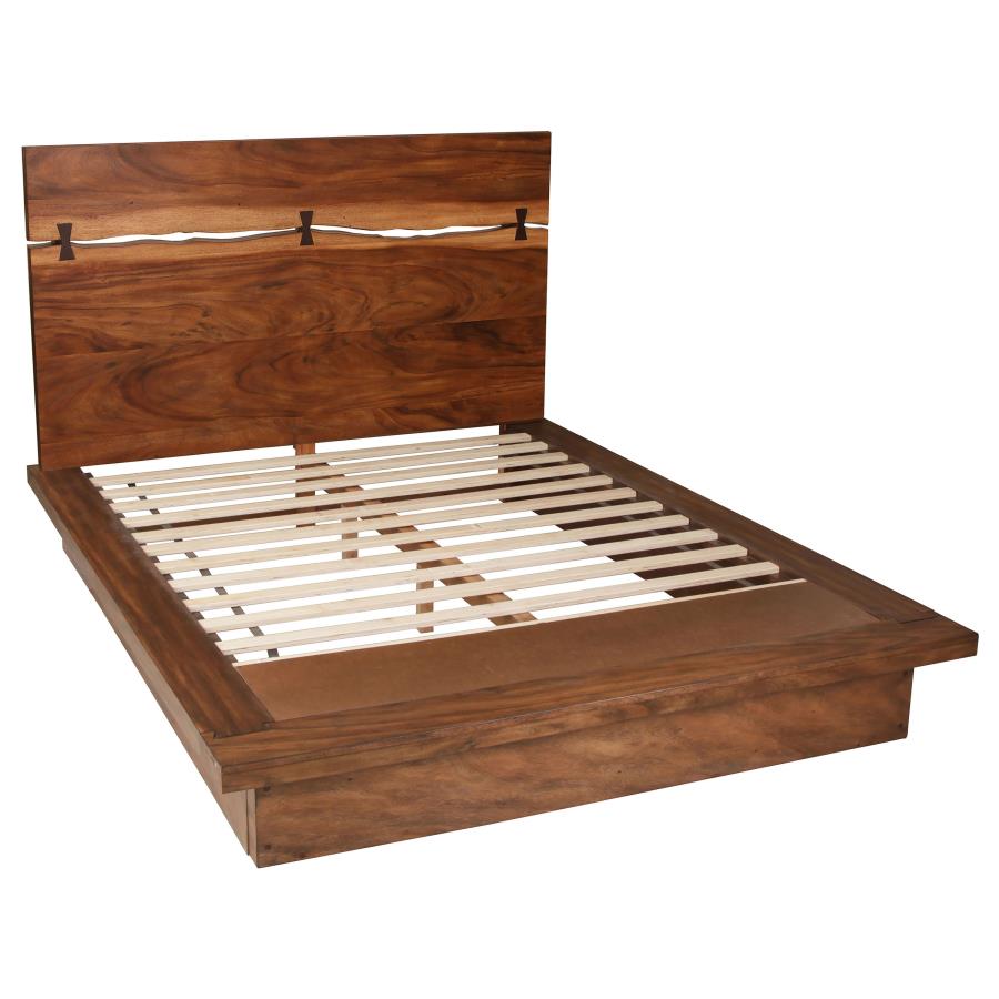 Winslow 4-piece Queen Bedroom Set Smokey Walnut view 3