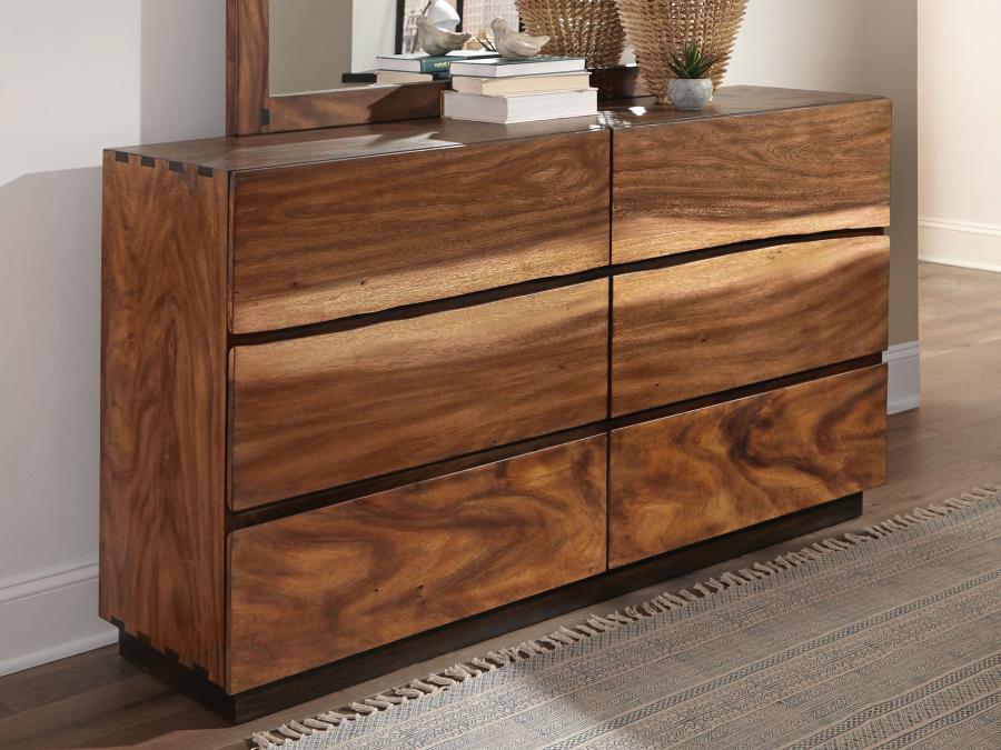 Winslow 6-drawer Dresser Smokey Walnut view 2