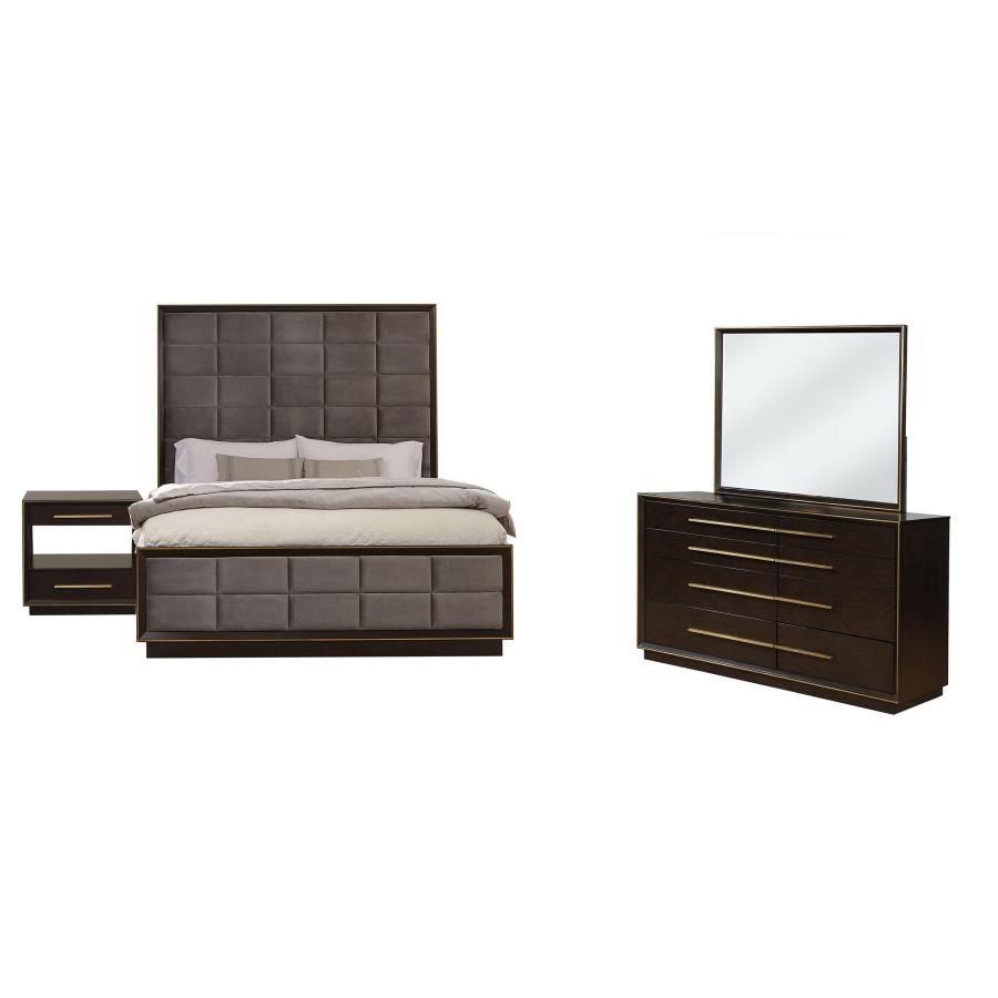 Durango 4-piece Queen Bedroom Set Smoked Peppercorn view 2