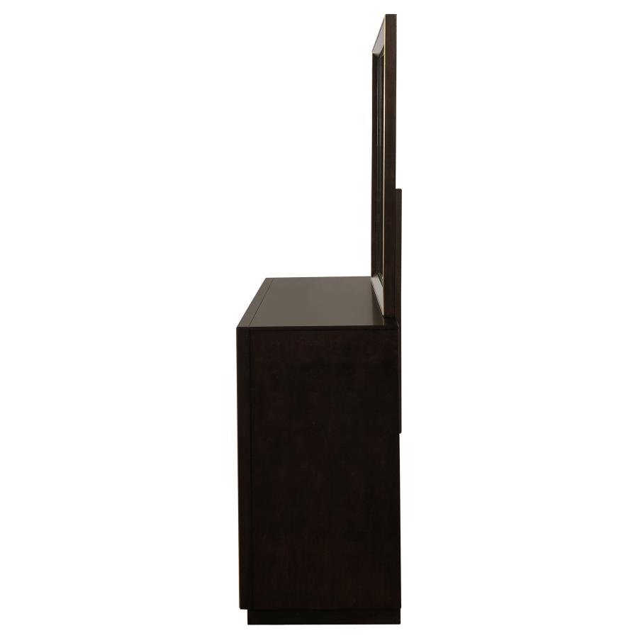 Durango 8-drawer Dresser with Mirror Smoked Peppercorn view 5