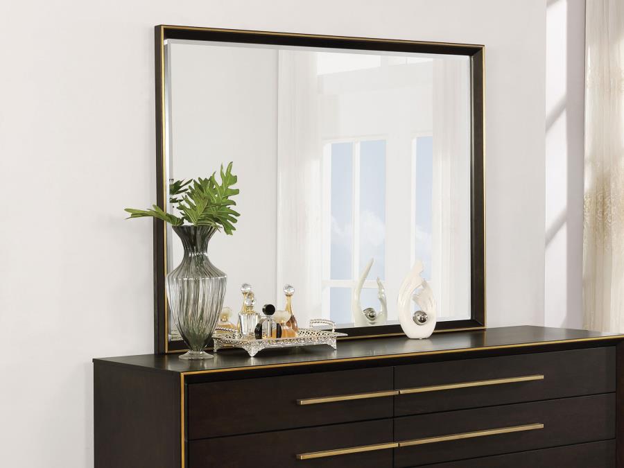 Durango Dresser Mirror Smoked Peppercorn view 2