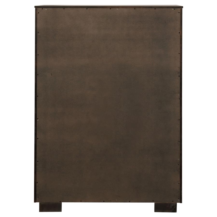 Durango 5-drawer Bedroom Chest Smoked Peppercorn view 7