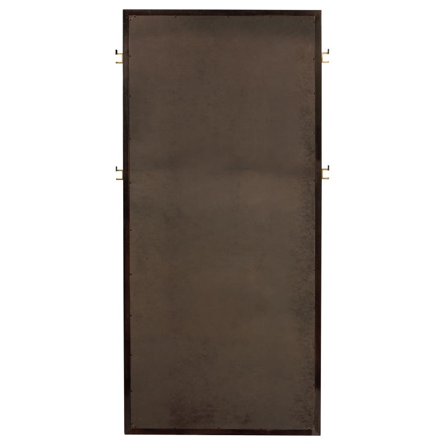 Durango 80-inch Standing Floor Mirror Smoked Peppercorn view 5