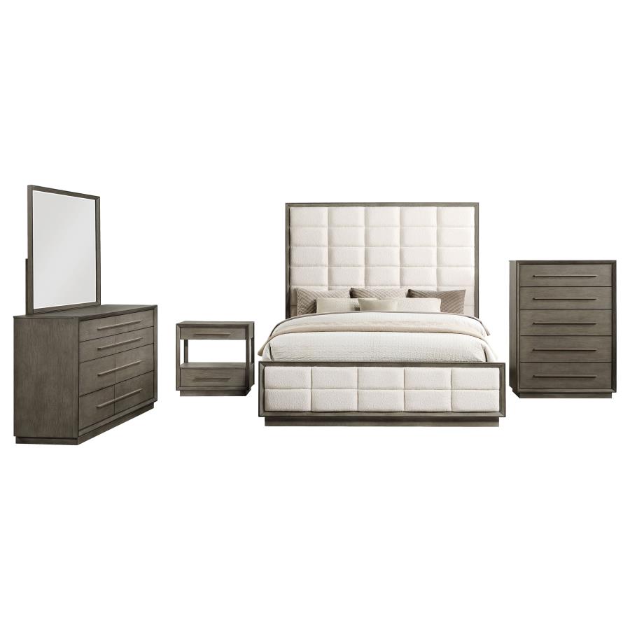 Durango 5-piece Queen Bedroom Set Taupe Oak view 2