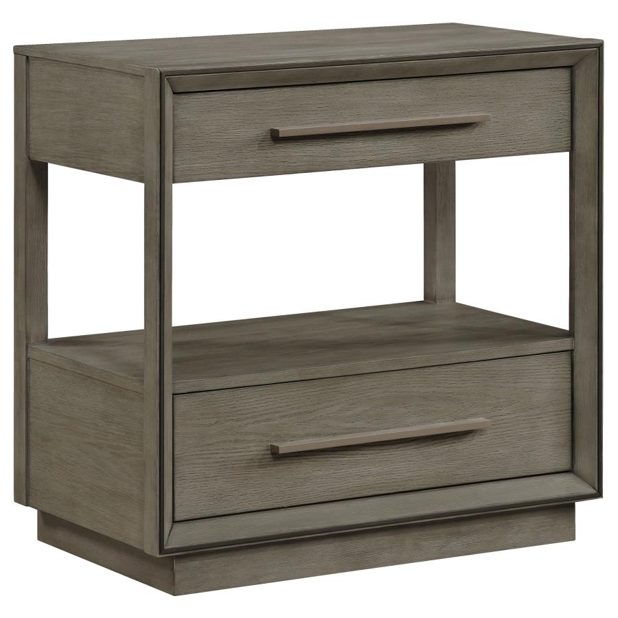 Durango 5-piece Queen Bedroom Set Taupe Oak view 5