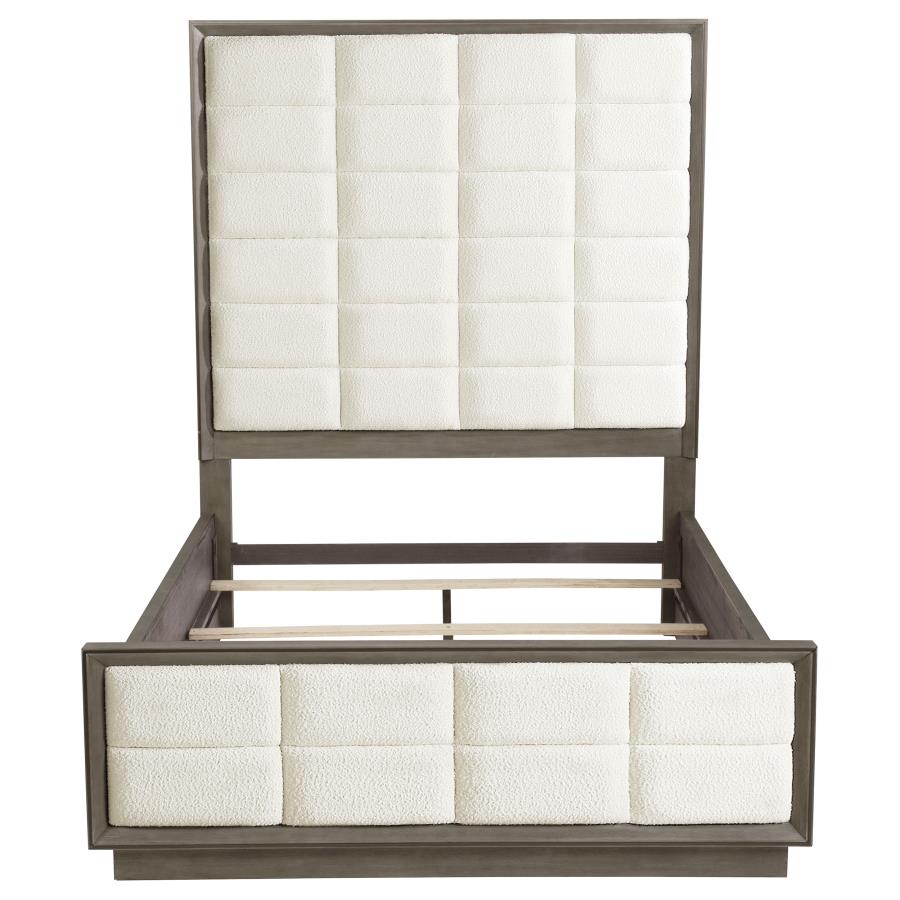 Durango 80-inch Queen Panel Bed Taupe Oak view 4