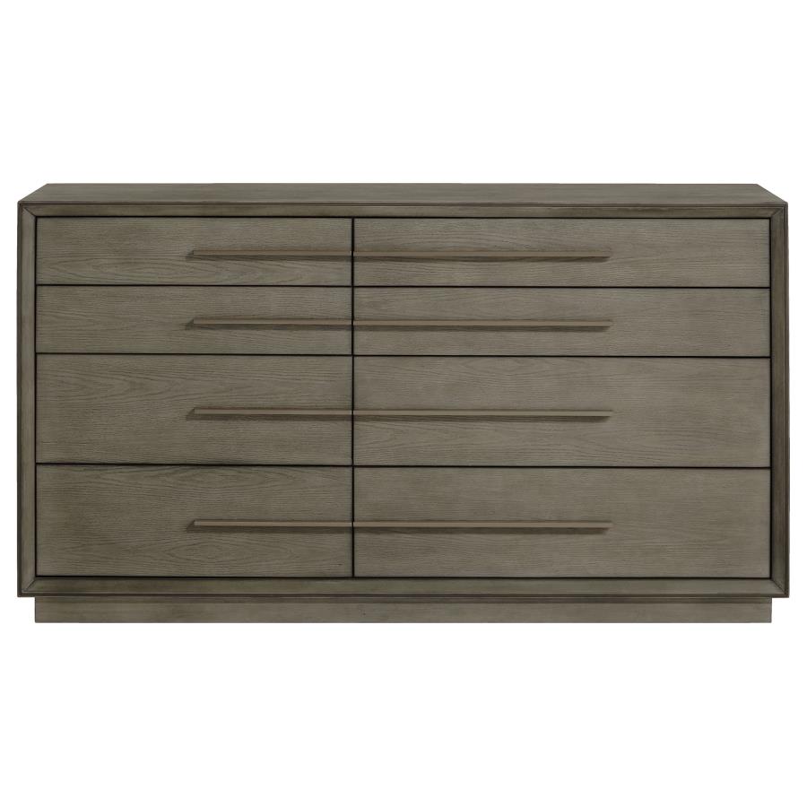 Durango 8-drawer Dresser Taupe Oak view 3