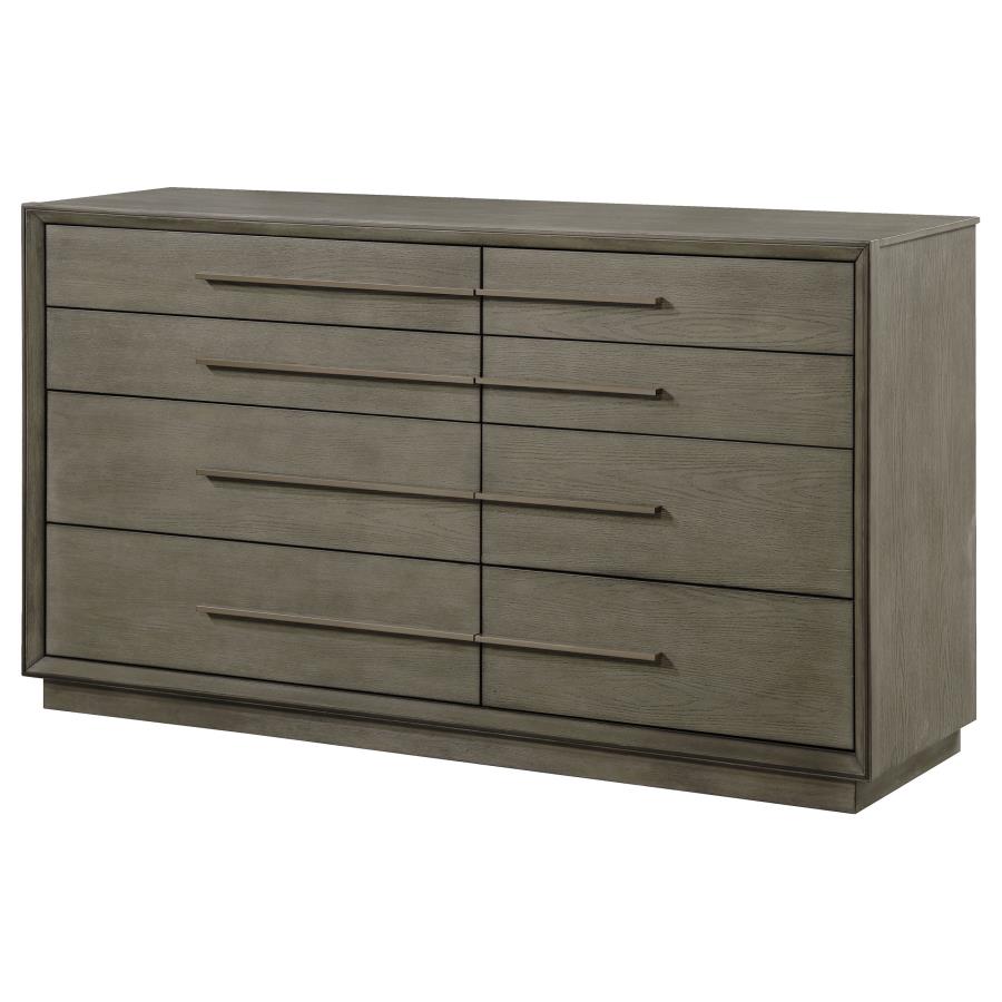 Durango 8-drawer Dresser Taupe Oak view 4