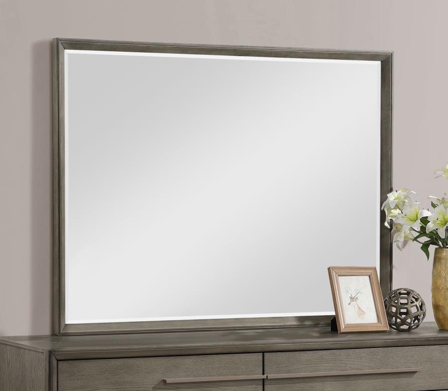 Durango Dresser Mirror Taupe Oak view 2