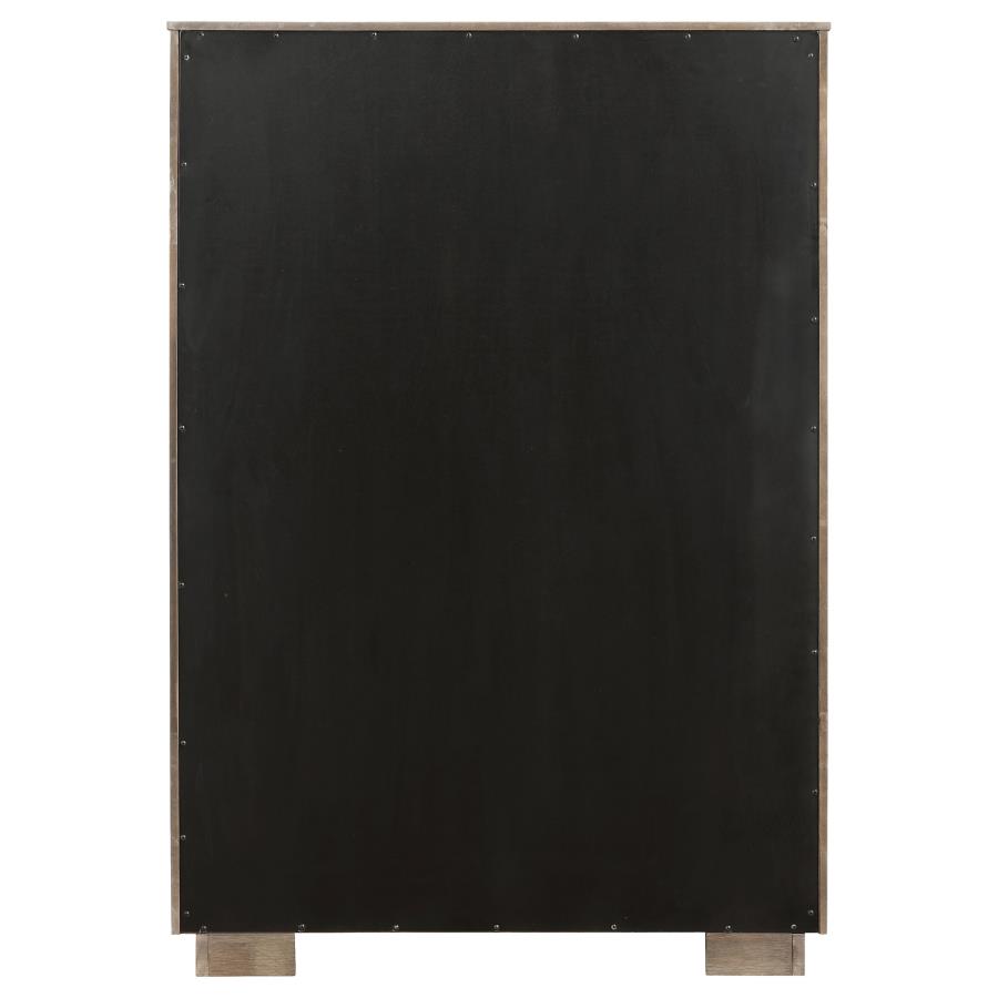 Durango 5-drawer Bedroom Chest Taupe Oak view 7