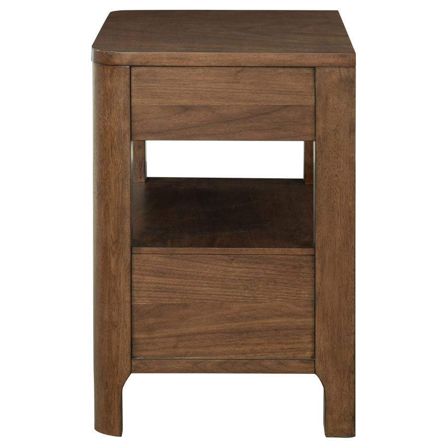 Maderia 2-drawer Nightstand Bedside Table Walnut view 5