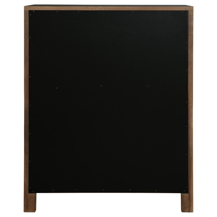 Maderia 5-drawer Chest of Drawers Walnut view 7