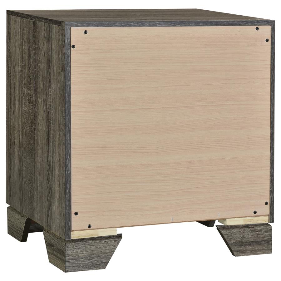 Wright 4-piece Eastern King Bedroom Set Brown Oak view 6