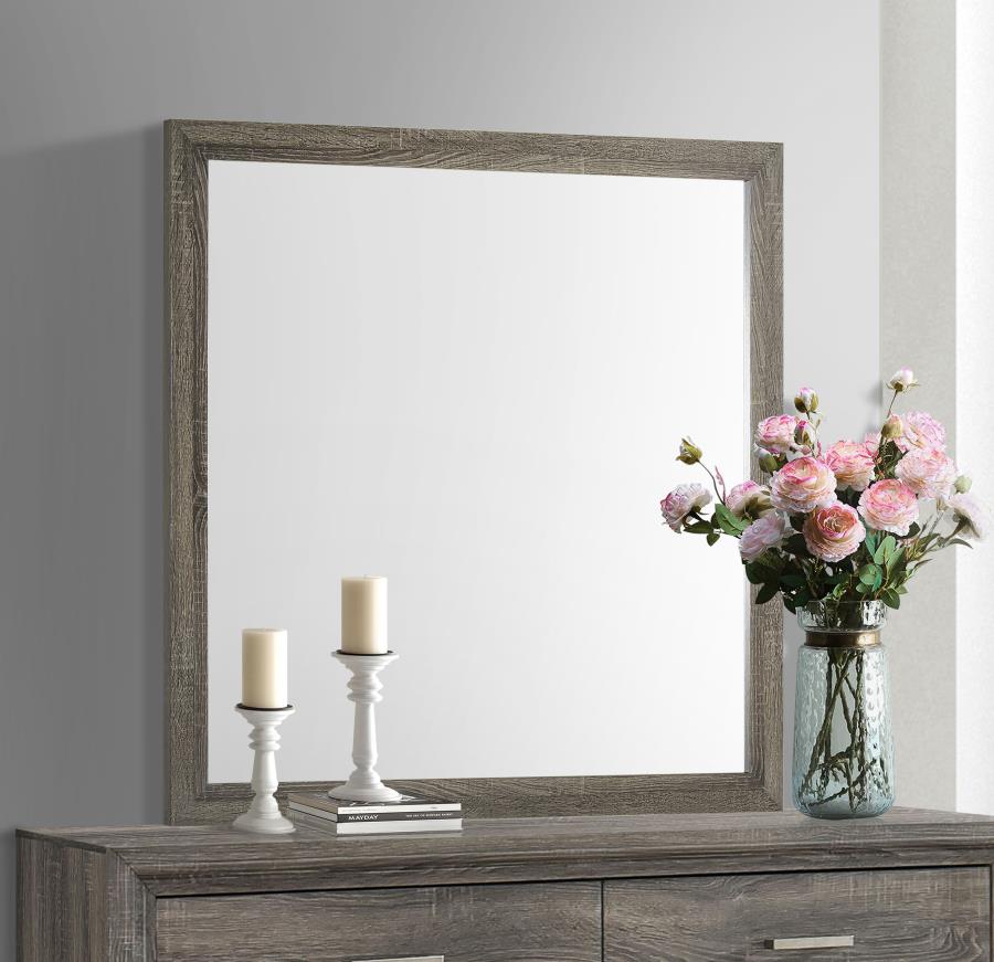 Wright Dresser Mirror Brown Oak view 2