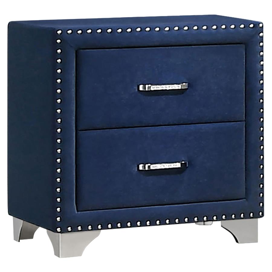 Melody 4-piece Eastern King Bedroom Set Pacific Blue view 4